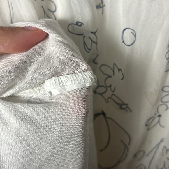 Carla Conti Silk Floral Top Size Small - Picture 7 of 7